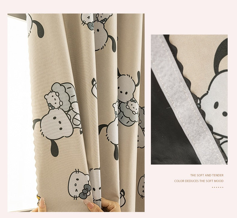 Self-Adhesive Hook-and-Loop Blackout Curtain