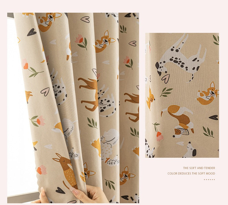 Self-Adhesive Hook-and-Loop Blackout Curtain