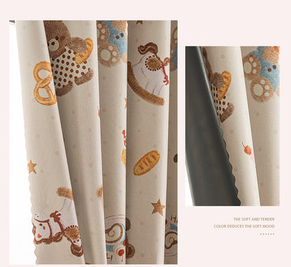 Self-Adhesive Hook-and-Loop Blackout Curtain