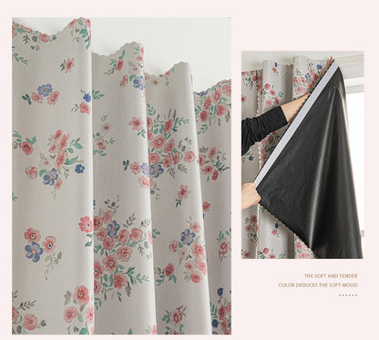 Self-Adhesive Hook-and-Loop Blackout Curtain