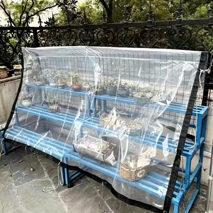 Clear Waterproof Tarp with Grommets Clear Vinyl Rain Cover