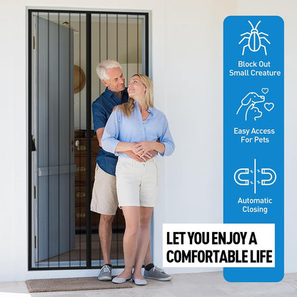 Customized Magnetic Screen Door Middle/Center Opening