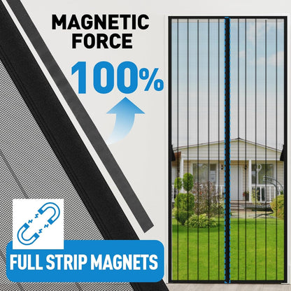 Customized Magnetic Screen Door Middle/Center Opening