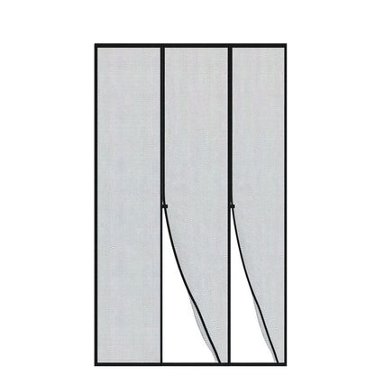 Customized Magnetic Screen Door Double Door Opening