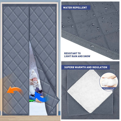 Customizable Magnetic Thermal Insulated Door Curtain