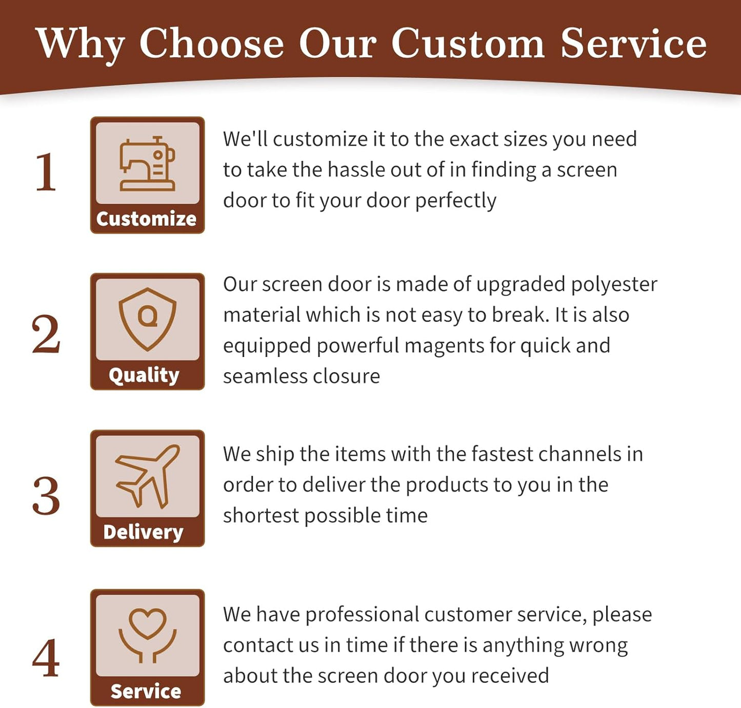 Customized Magnetic Screen Door Double Door Opening