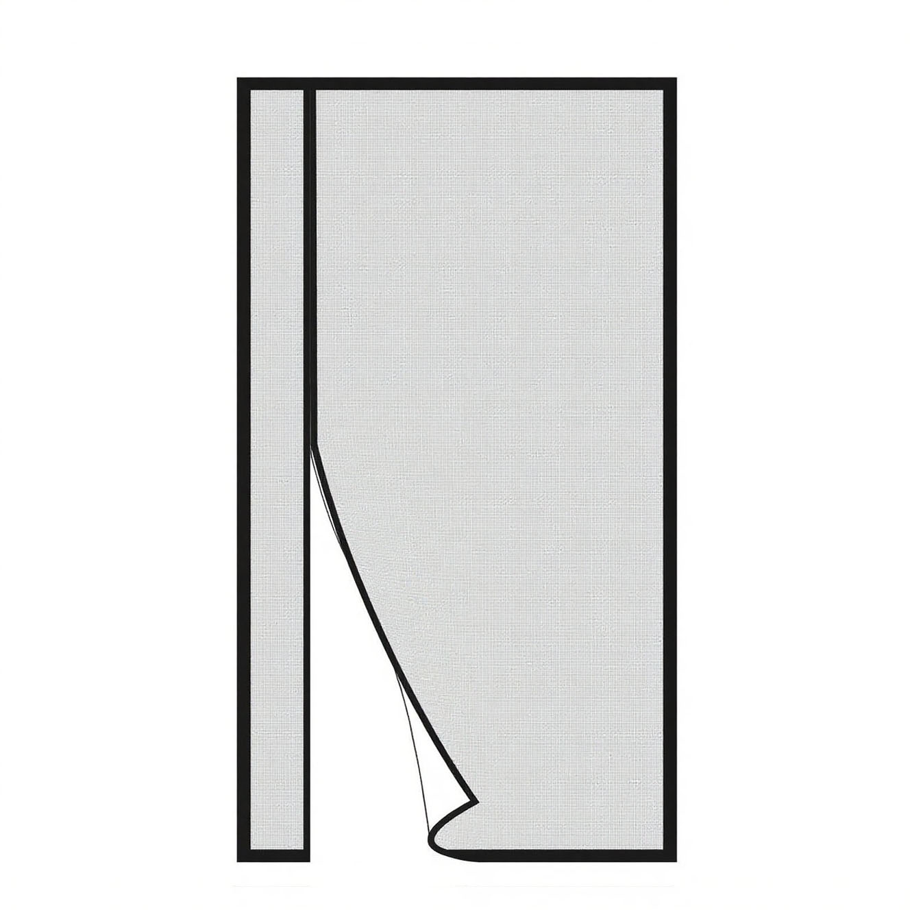 Customized Magnetic Screen Door Reversible Side Opening
